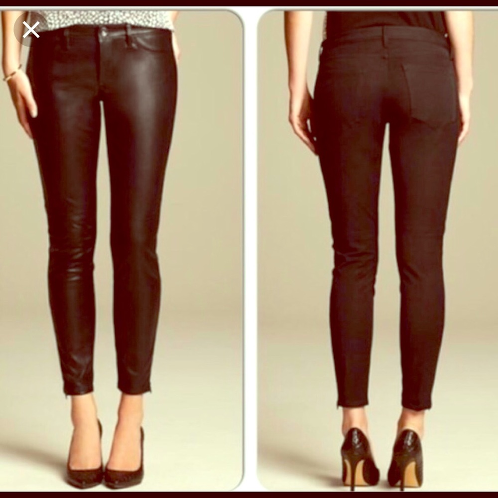 Banana Republic Sloan Faux Leather Pants